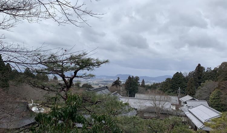 百済寺　天下遠望の名園