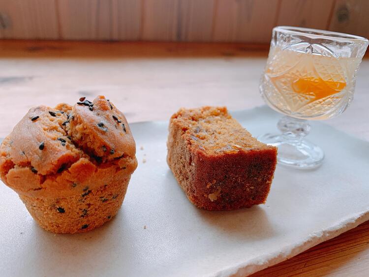 愛東野菜と果物を使ったデザート