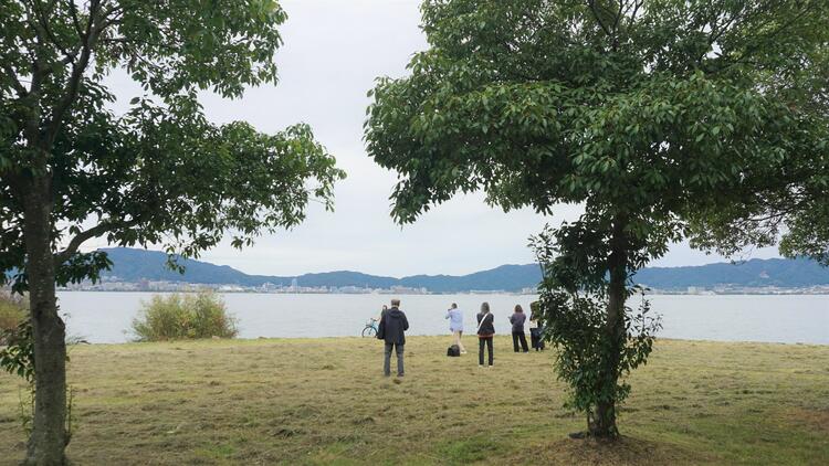 湖岸緑地撮影風景.jpg