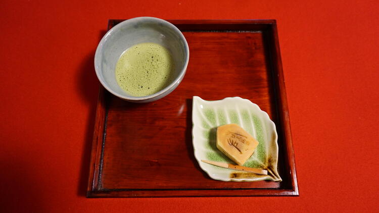 大池寺　お抹茶・お菓子