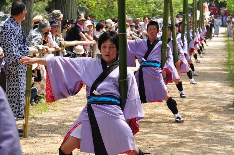 大荒比古神社奴振り